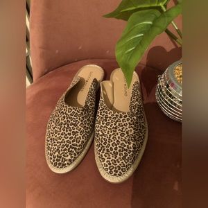 Lucky brand women’s cheetah mules size 7.5